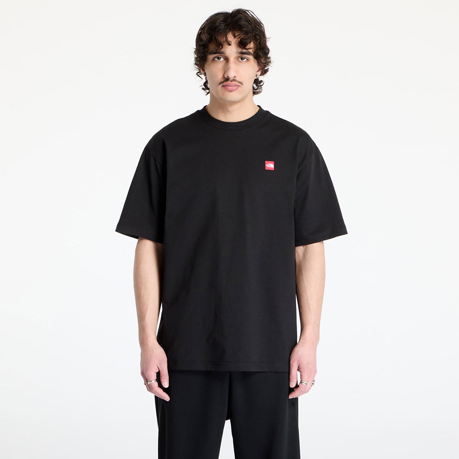 T-shirt The North Face The North Face Axys Oversized Short Sleeve T-Shirt Sort | NF0A8C1RJK31, 0