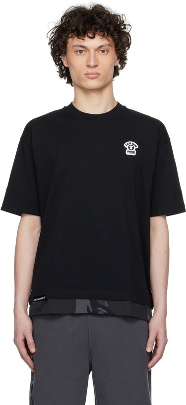 T-shirt AAPE by A Bathing Ape AAPE by A Bathing Ape Fancy Main T-Shirt Sort | AAPTEM1652XXNBKX, 0
