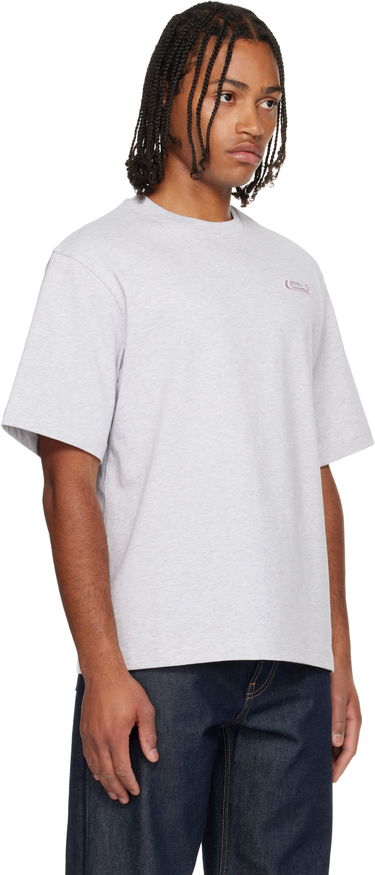 T-shirt Casablanca 'Casablanca' Logo Patch T-shirt Grå | M-AW25-JTS-044-02, 1