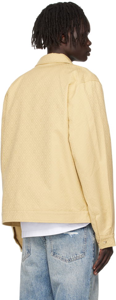 Jakke Casablanca Casablanca Monogram Jacquard Jacket Gul | MPF25-JK-378-01, 2