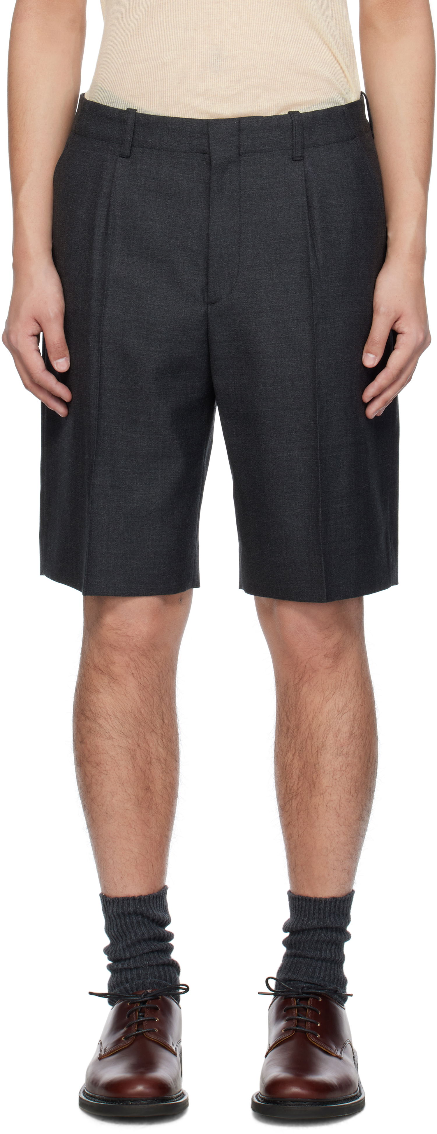 Shorts OUR LEGACY Our Legacy Borrowed Chino Shorts Grå | M2254BPC, 0