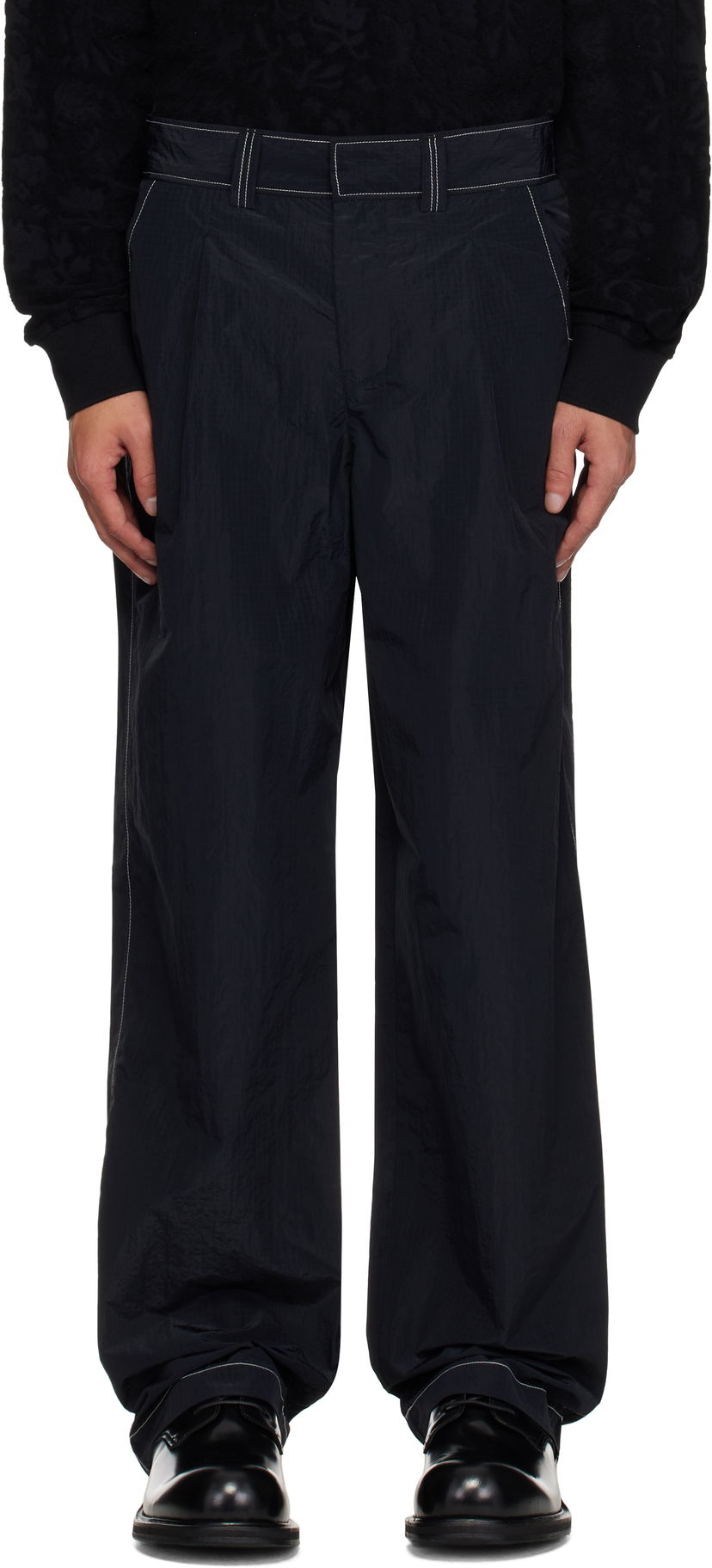 Bukser Soulland Soulland Aidan Trousers Sort | 51010-1307