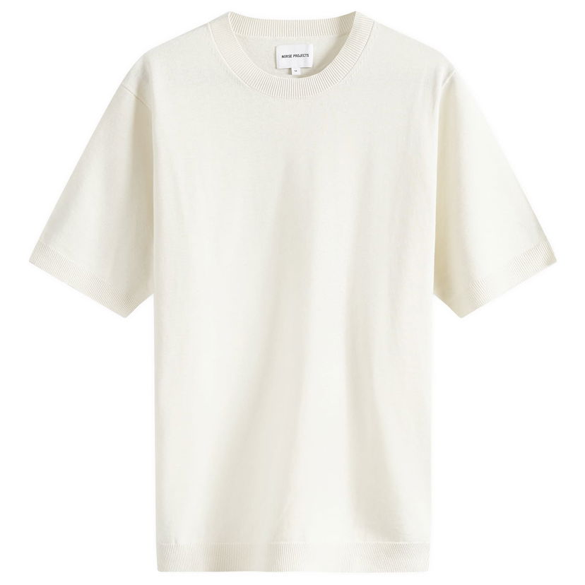 T-shirt NORSE PROJECTS Rhys Knitted Hvid | N45-0600-0219
