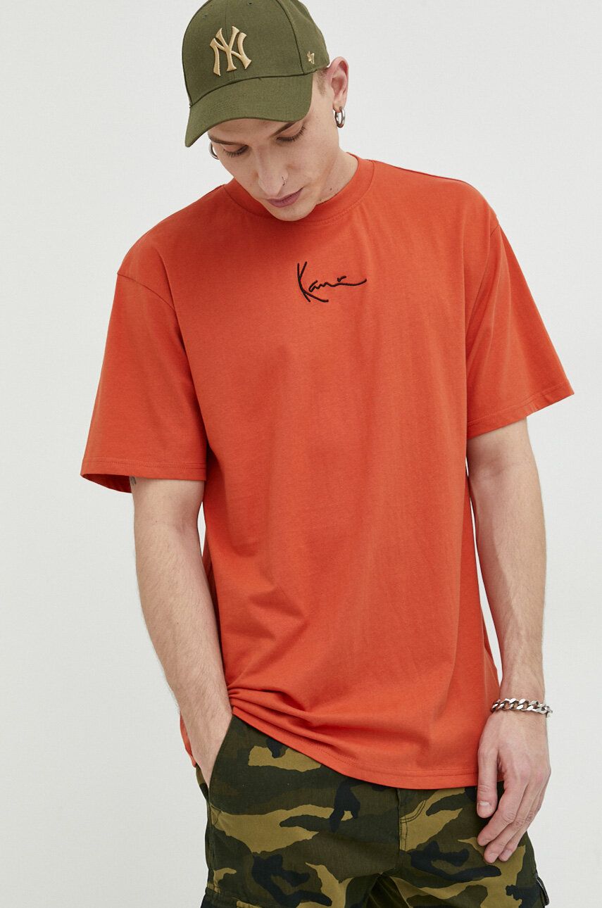 T-shirt Karl Kani Tee Small Signature Essential Orange | 6037460, 0