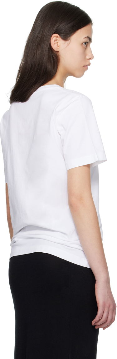 T-shirt Marni Marni Brushed Rose Cotton Jersey T-Shirt Hvid | THJE0293PA USCX64, 2