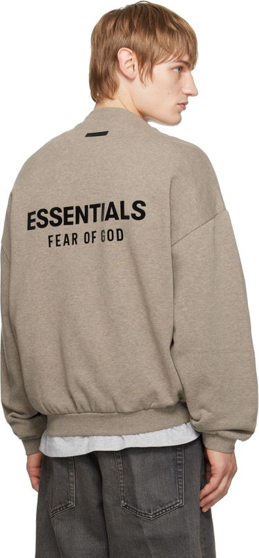 Sweater Fear of God Fear of God ESSENTIALS Fleece Crewneck Sweatshirt Brun | 192HO246269F, 2