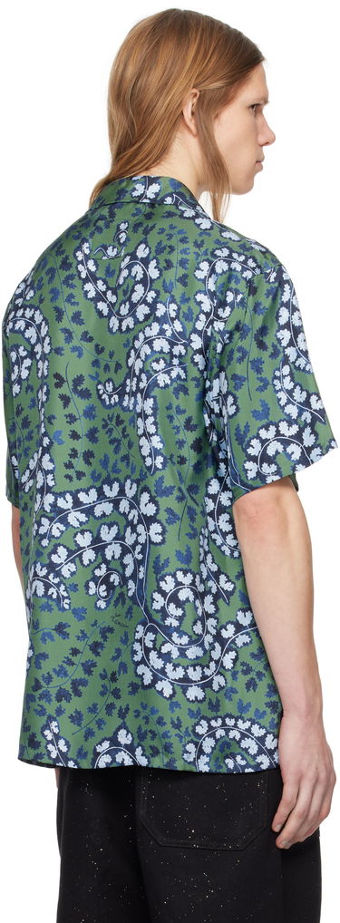 Skjorte LANVIN Lanvin Rateau Print Bowling Shirt Grøn | RM-SI0019-6057-P25, 2