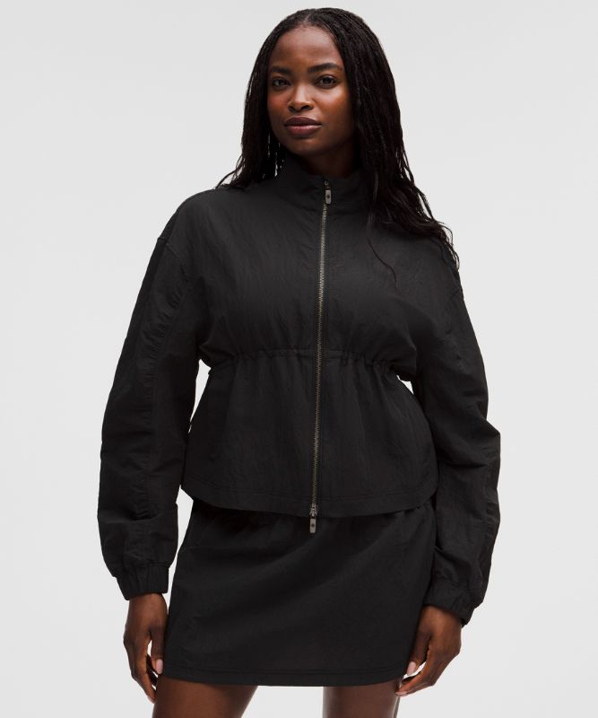 Jakke lululemon Cinchable Crinkled Nylon Jacket Sort | prod20003791, 0