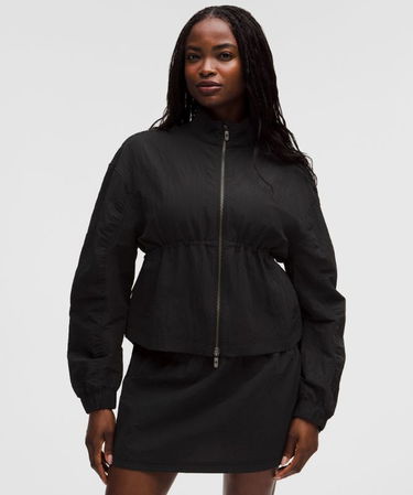 Jakke lululemon Cinchable Crinkled Nylon Jacket Sort | prod20003791, 0