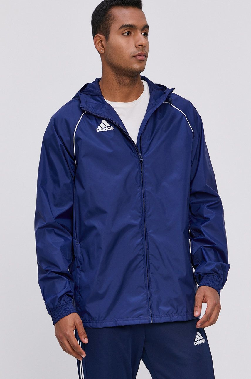 Vindjakke adidas Performance Performance CV3694 Men's Hooded Jacket Blå | CV3694, 0