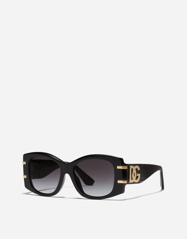 Solbriller Dolce & Gabbana Dolce & Gabbana Dg Griffe Gradient Sunglasses Sort | VG4501VP18G9V000, 2