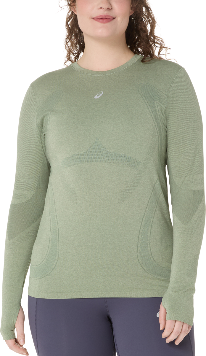 T-shirt Asics Asics Road Seamless Long Sleeve Running Top Grøn | 2012d290-400