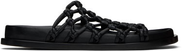 Sneakers og sko Jil Sander Jil Sander Hand-Knotted Sandals Sort | J15WX0008_P5810, 0