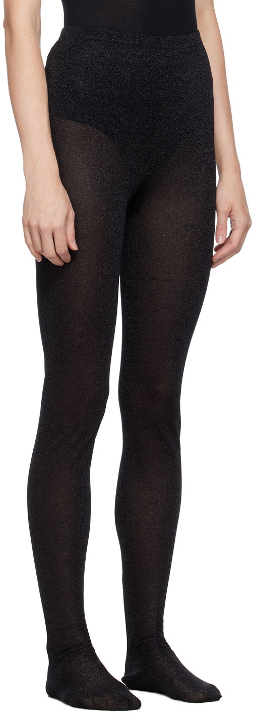 Sokker Anna Sui Anna Sui Glittered Tights Sort | 723L90, 1
