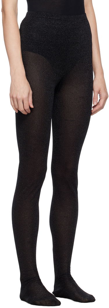 Sokker Anna Sui Anna Sui Glittered Tights Sort | 723L90, 1