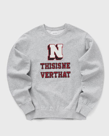 Sweatshirt thisisneverthat Cross Stitch Graphic Sweatshirt Grå | TN251TSWCW04HGR, 1