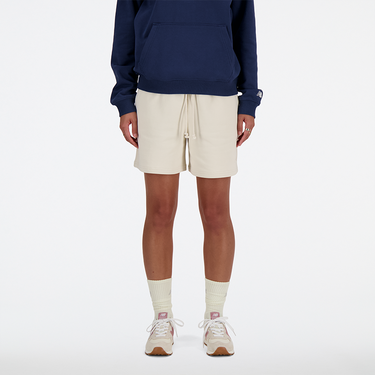 Shorts New Balance Athletics French Terry Short Beige | WS41508-LIN, 2