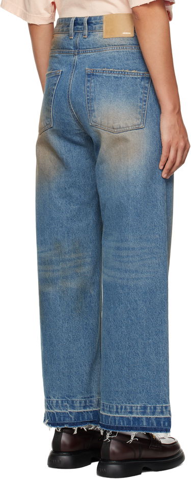 Jeans We11done We11done Grunge Wide Leg Jeans Blå | WD-DP3-24-359-W-BL, 2
