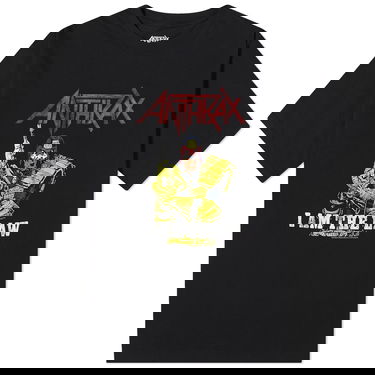 T-shirt Neighborhood Anthrax I am the Law T-Shirt Sort | 232PCNH-ST03S-BLK, 0