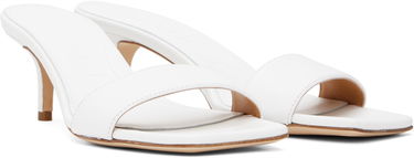 Tilbehør Aeyde Aeyde Ilvy Leather Mules Hvid | A11-HS-GAIS55TB155-SS25-1020-007, 3