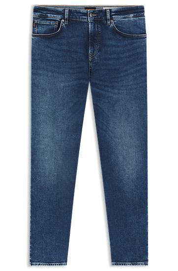 Jeans BOSS Maine Regular-Fit Super-Stretch Jeans Blå | 50544633