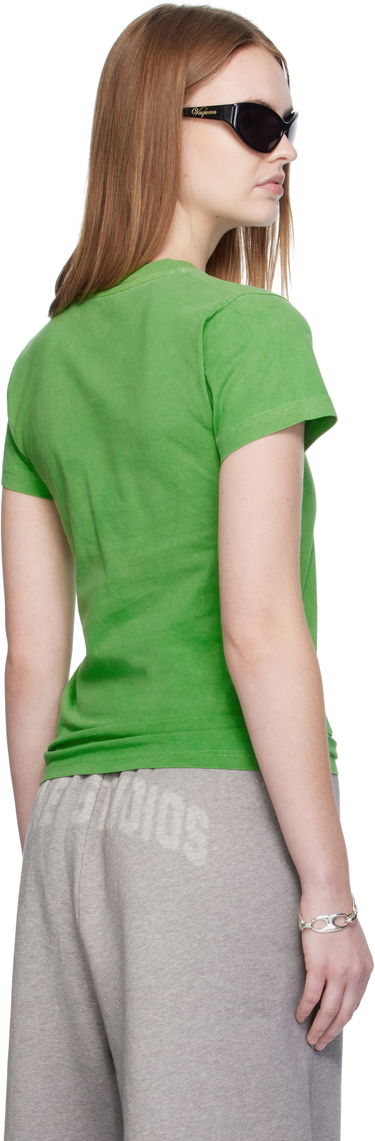 T-shirt Martine Rose Martine Rose Shrunken T-Shirt Grøn | 629JE01400CW, 2