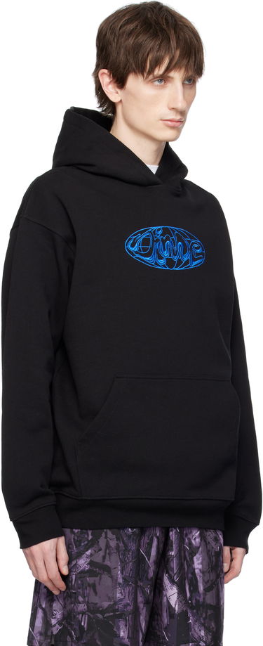 Sweatshirt Dime Globe Hoodie Sort | DIMESP2540BLK, 1