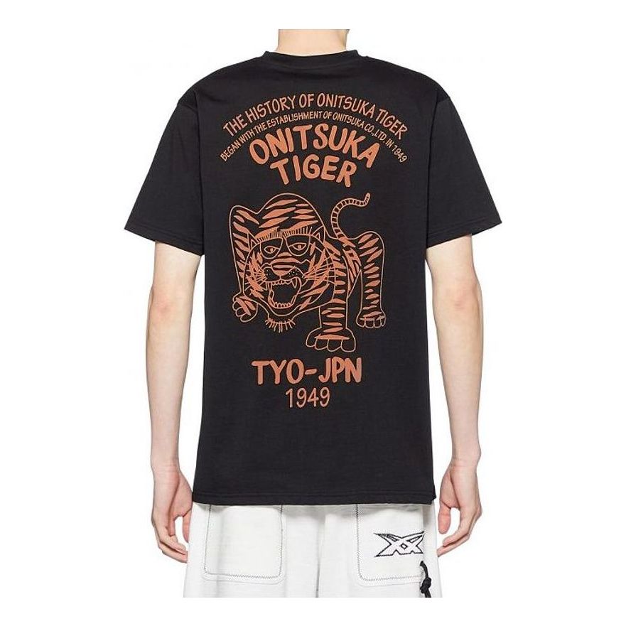 T-shirt Onitsuka Tiger 3D Tiger Logo T-Shirt Sort | 2183B150-001, 0
