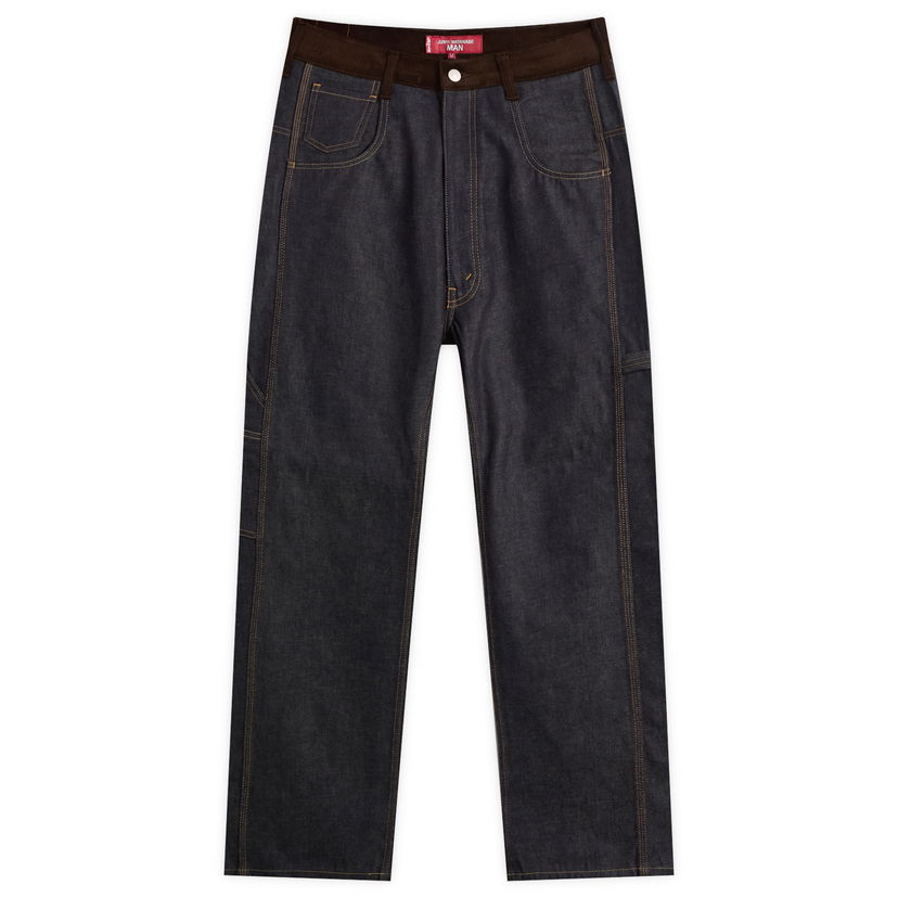 Jeans Junya Watanabe Junya Watanabe MAN x Levis Leather Patch Jeans, Size Large Blå | WP-P203-051-1