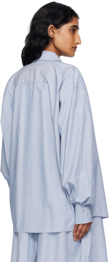 Skjorte Baserange Baserange Claude Striped Shirt Blå | TSCL-PO-AU25, 2