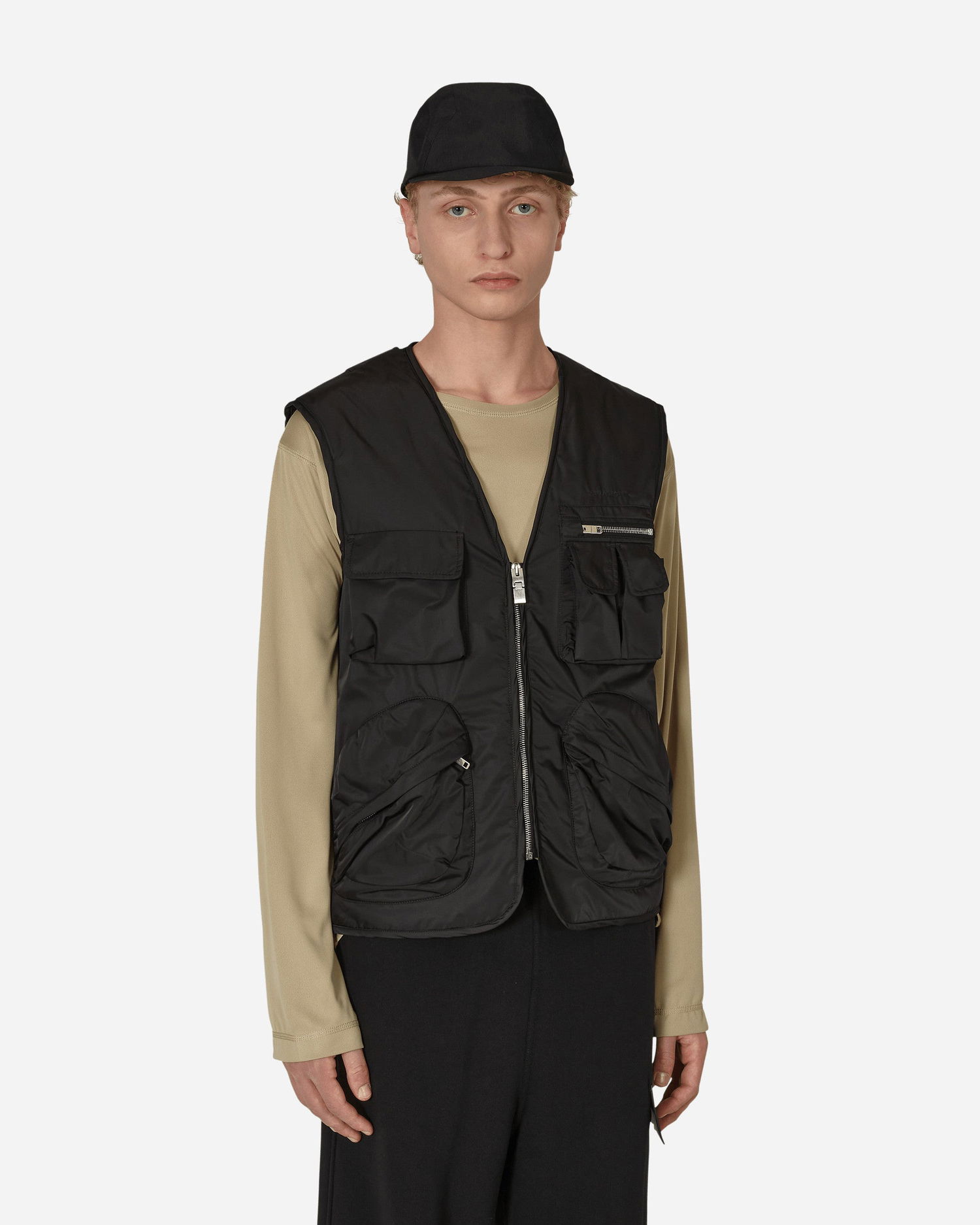 Vest Givenchy Multipockets Nylon Vest Sort | BM00Z613YT 001, 0