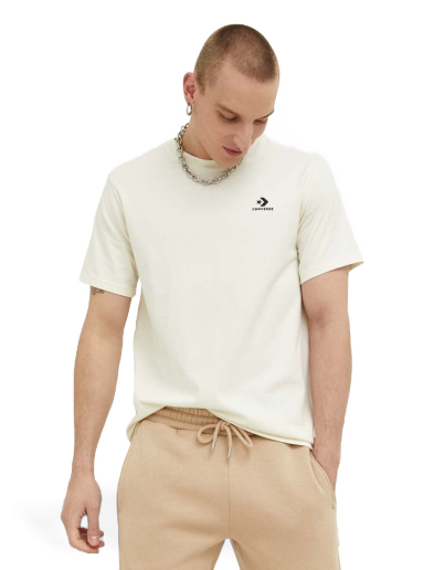 T-shirt Converse Go-To Embroidered Star Chevron Standard Fit T-Shirt Beige | 10023876.A19