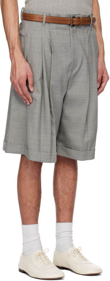 Shorts HED MAYNER Hed Mayner Pleated Shorts Grå | HMMA30024A-HA150, 1