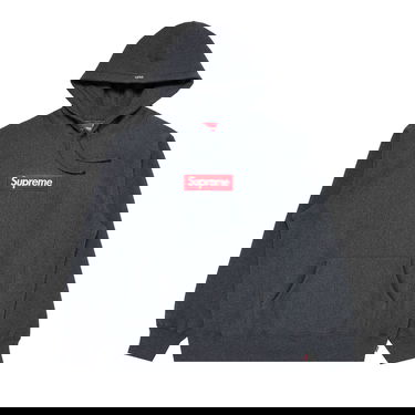 Sweatshirt Supreme Box Logo Hooded Sweatshirt "Charcoal" Sort | FW21SW35 CHARCOAL, 1