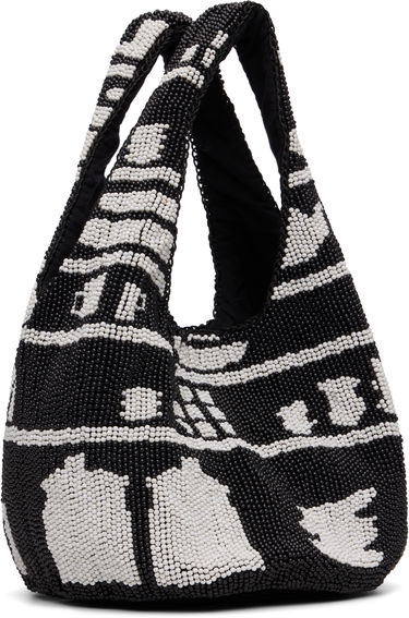 Mulepose JW Anderson JW Anderson Mini Beaded House Pattern Shopper Tote Flerfarvet | HB0744-FA0470, 2