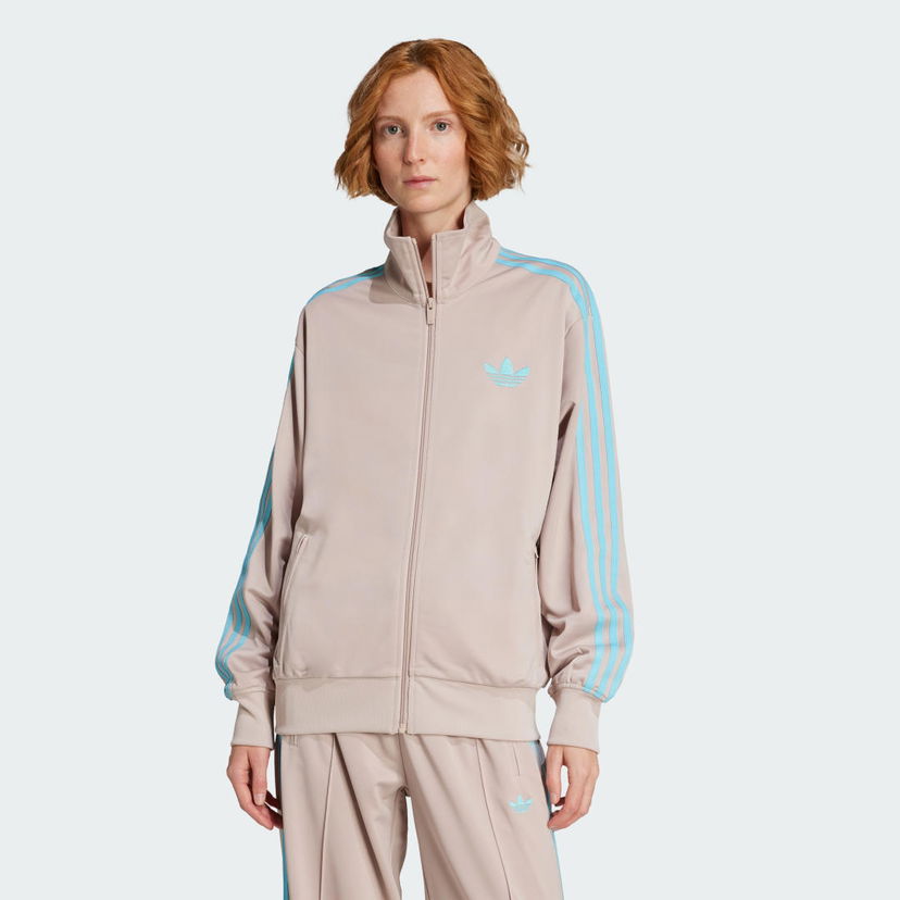 Jakke adidas Performance Adicolor Classic Firebird Loose Track Jacket Beige | JX7864