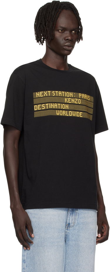 T-shirt KENZO Kenzo Paris 'KENZO City' T-Shirt Sort | FF65TS2574SG, 1