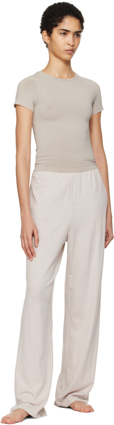 Crop top SKIMS SKIMS Soft Smoothing Seamless T-Shirt Beige | AP-TSH-0184, 3