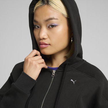 Sweatshirt Puma The Fast Race Cropped Hoodie Sort | 626650_01, 1