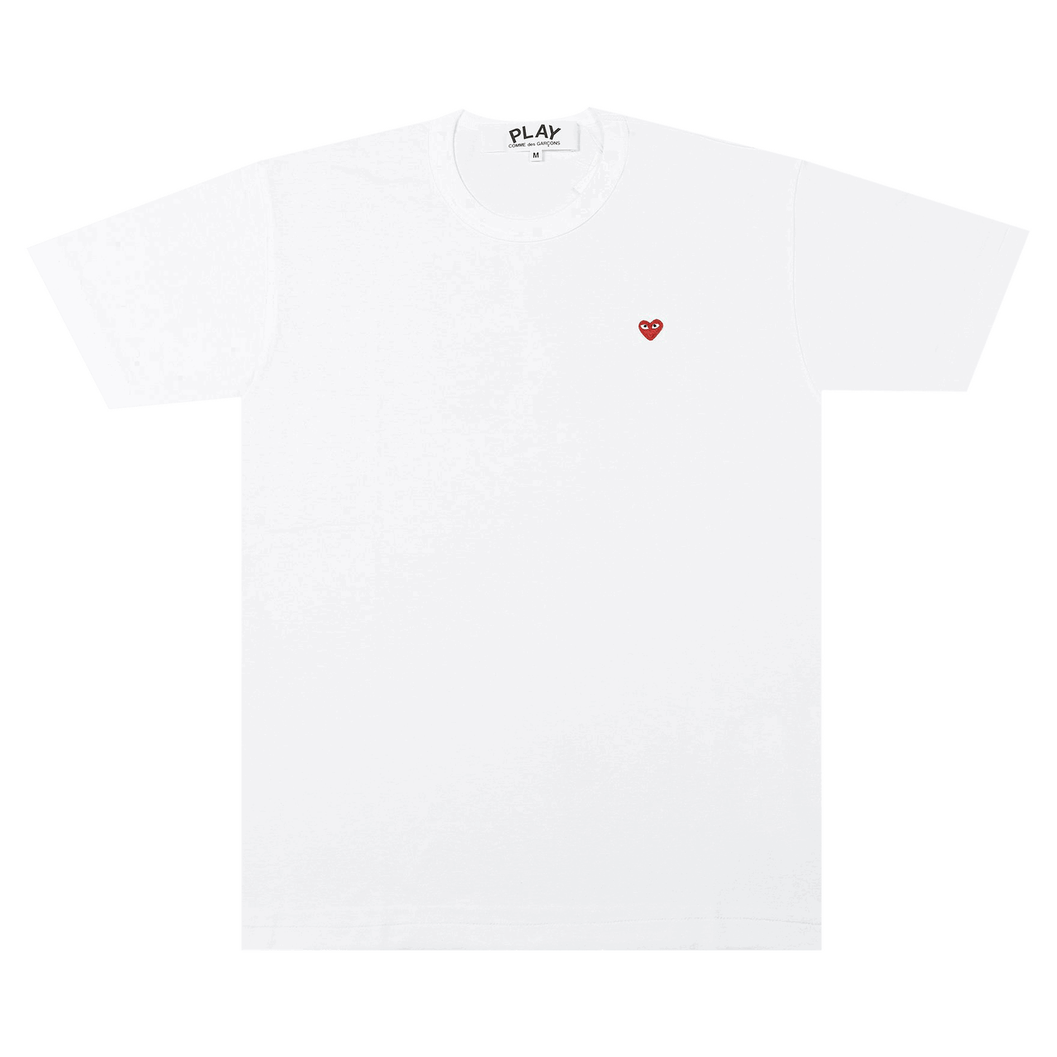 T-shirt Comme des Garçons PLAY Small Heart T-Shirt Hvid | AZ T304 051 2, 0