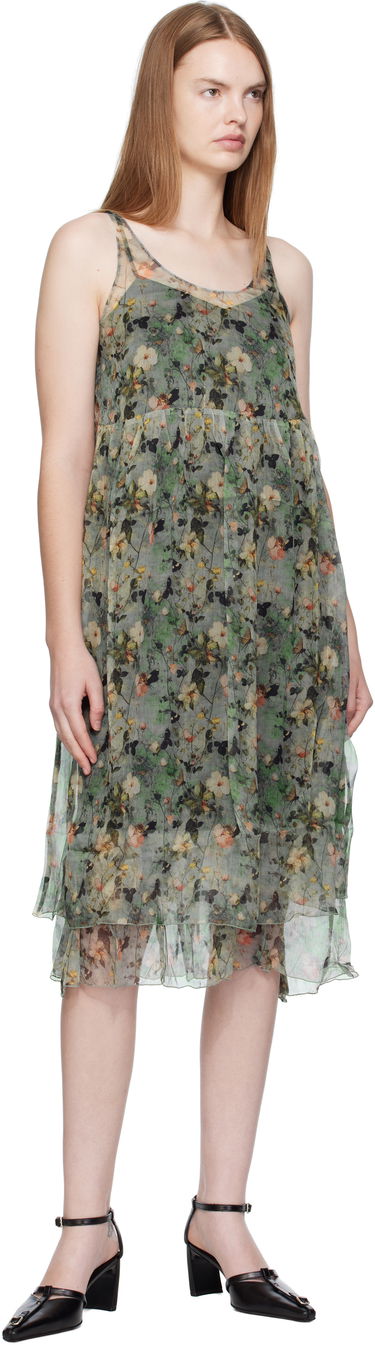 Kjole R13 R13 Gathered Tank Midi Dress Grøn | R13WR289-R588A, 3