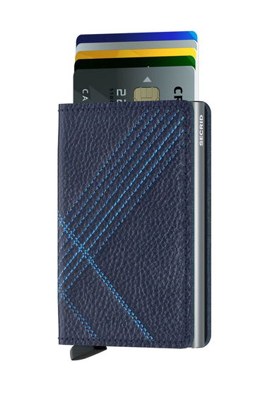 Tegnebog Secrid Leather Wallet Blå | SSt.Linea.Navy, 0