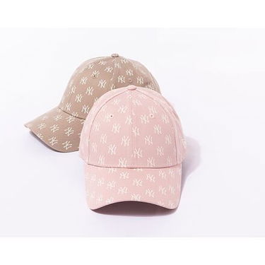 Kasket New Era 9FORTY MLB Monogram New York Yankees Pale Rose Lyserød | 60434993, 2