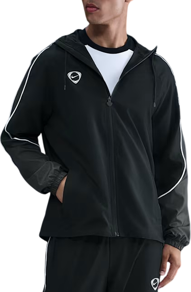 Jakke Nike Academy+ Repel Rain Hooded Jacket Sort | hv3581-010, 0