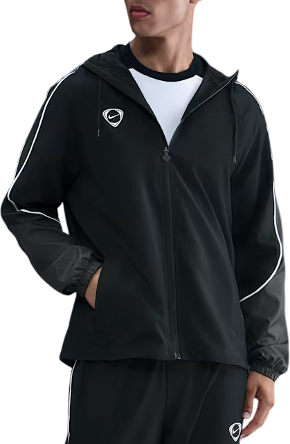 Jakke Nike Academy+ Repel Rain Hooded Jacket Sort | hv3581-010, 0