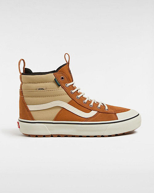 Skateboarding Vans Mte Sk8-hi Waterproof Shoes (glazed Ginger/m) Unisex Orange, Size 34.5 Brun | VN000CVTI6Y
