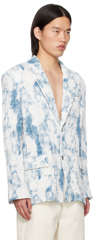 Jakke Feng Chen Wang Feng Chen Wang Printed Blazer Blå | FUS17JK13, 1
