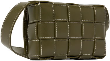 Skuldertaske Bottega Veneta Bottega Veneta Small Cassette Shoulder Bag Grøn | 763686V39K0, 2