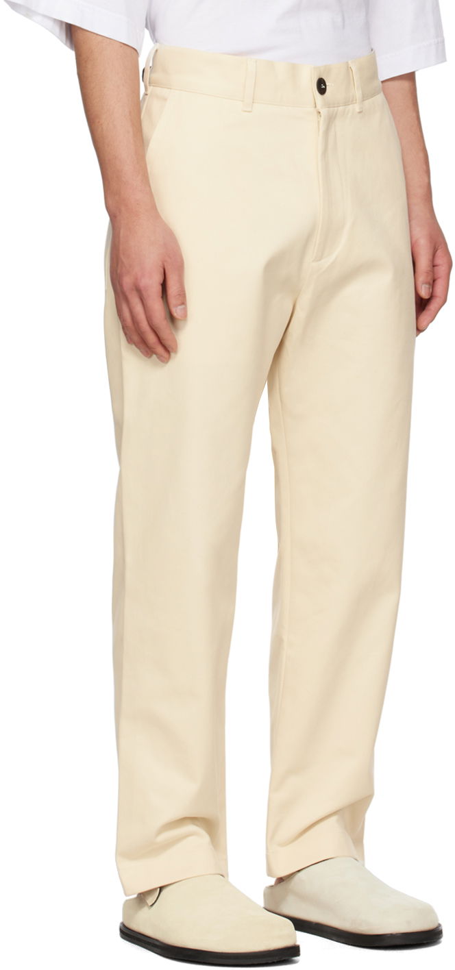 Bukser Studio Nicholson Studio Nicholson Bill Trousers Beige | BILL SNM - 082 -, 1