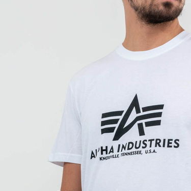T-shirt Alpha Industries Basic Tee Hvid | 100501 / 09, 3
